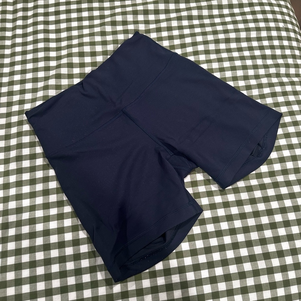 Lululemon Athletica Dark Blue Bike Shorts